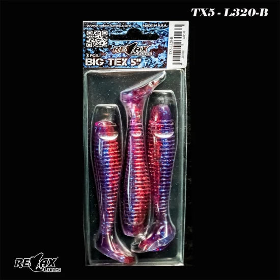 Shad Relax Texas Laminat, L320, 12,5cm, 3buc/blister