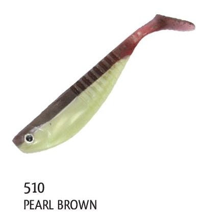 Shad Rapture Live Shad 10cm 4buc/plic Pearl Brown