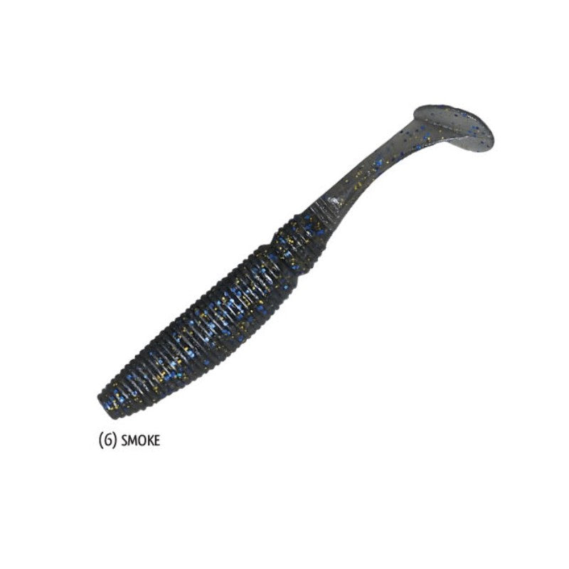 Shad Rapture Power Shad 10cm 8buc/plic Smoke
