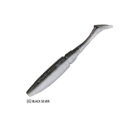 Shad Rapture Power Shad Dual 5cm 20buc/plic Black Silver