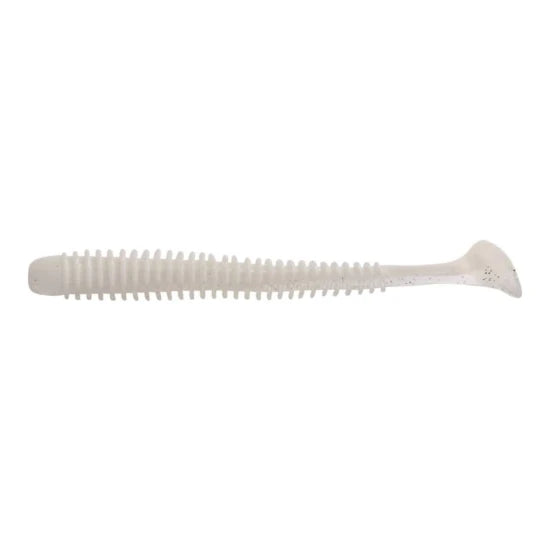 Shad Rapture Ribbed Slim Shady 8.75cm 10buc/plic White Ghost