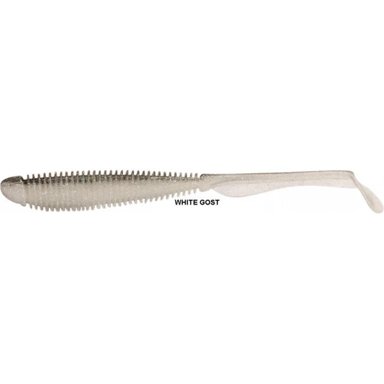 Shad Rapture Soul Shad 7.5cm 10buc/plic White Ghost