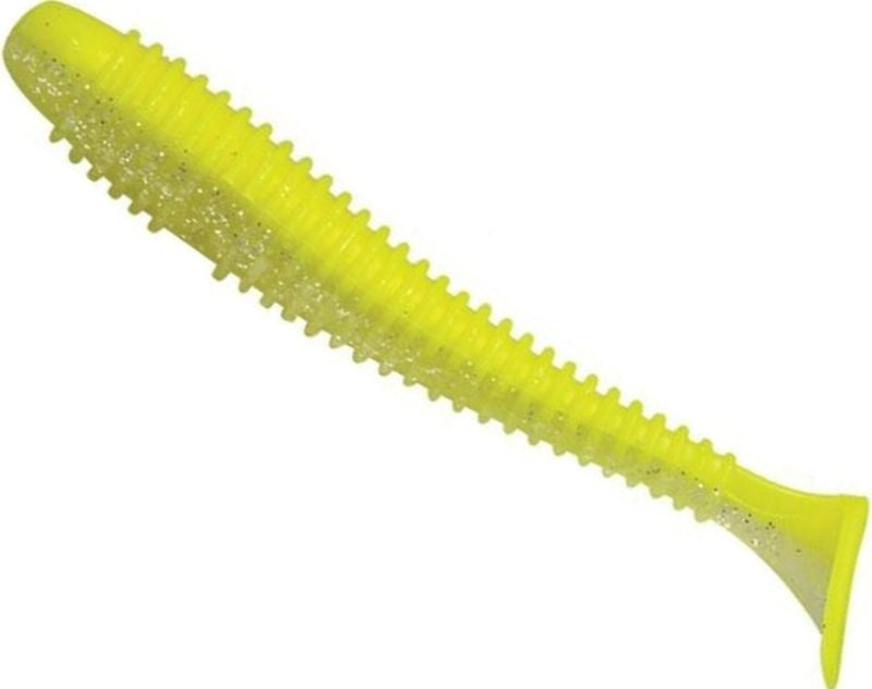Shad Rapture Swing 9.5cm 7buc/plic Chartreuse Ghost