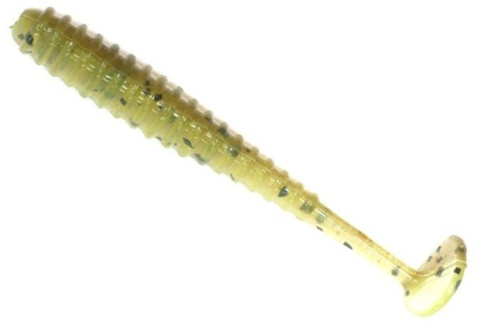 Shad Reins Aji Adder 3.8cm, culoare Green Pumpkin Chart Melon 12 buc/plic