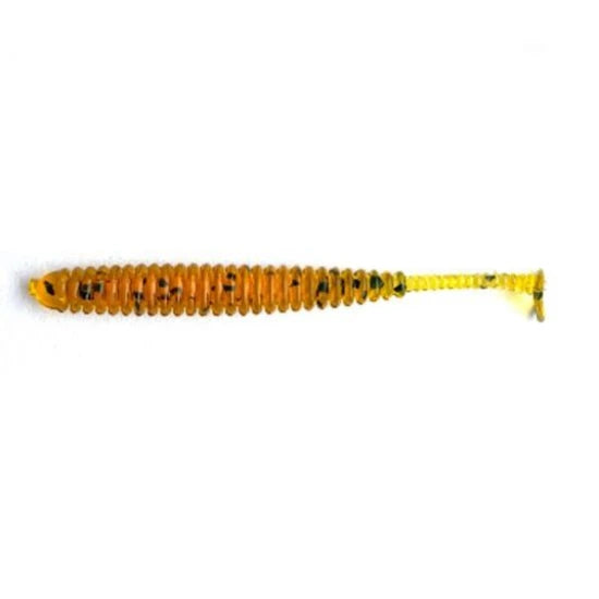 Shad Reins Aji Adder 5cm, Culoare Motor Oil Pepper  15buc/plic