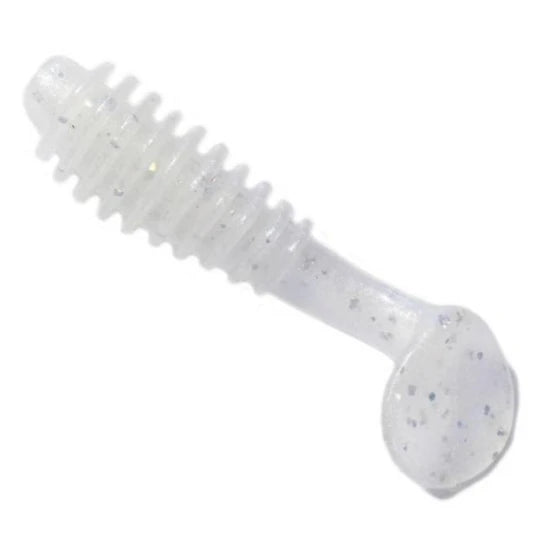 Shad Reins Bubbling Shad, Clear Pearl Silver , 5cm, 12buc/plic