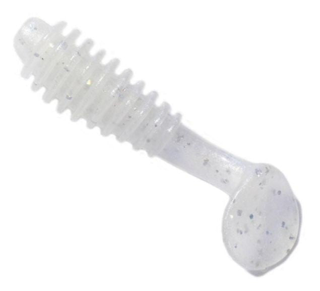 Shad Reins Bubbling Shad, Clear Pearl Silver , 5cm, 12buc/plic