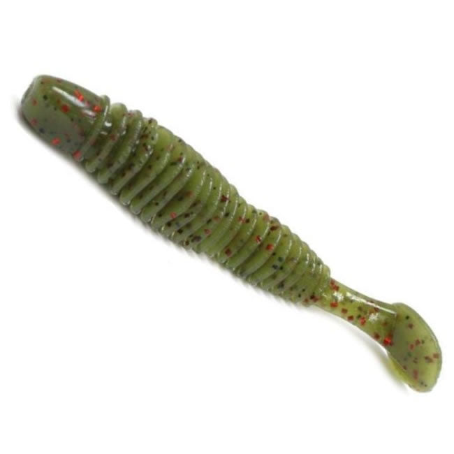 Shad Reins Bubbling,  Watermelon Red, 7.6cm, 8buc/plic