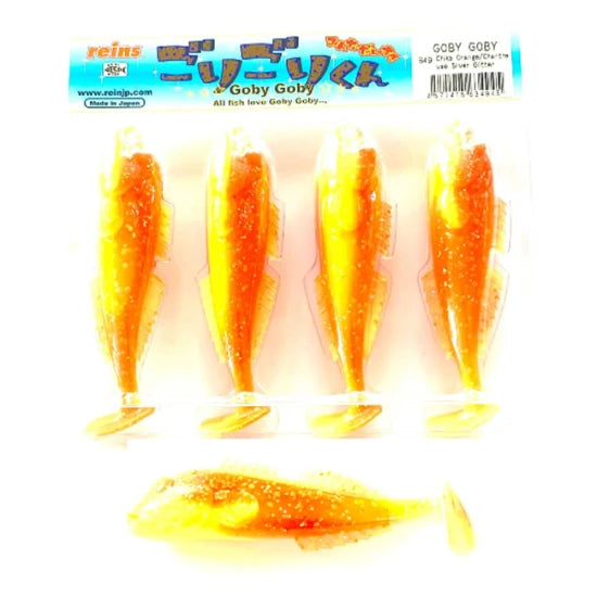 Shad Reins Goby Goby, Chika Orange, 10.5cm, 18g, 4buc/plic