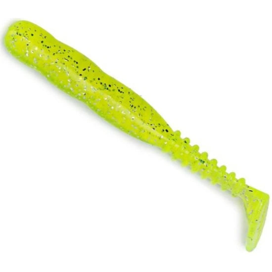 Shad Reins Rockvibe, Chartreuse Silver Glitter, 5cm, 20buc/plic