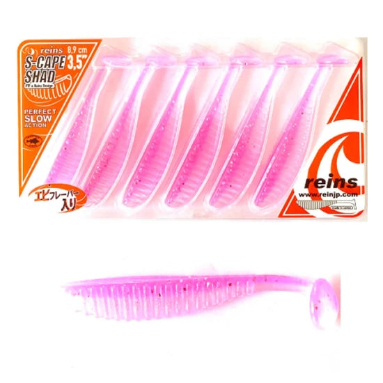 Shad Reins Rockvibe, Clear Pink, 3cm, 18buc/plic