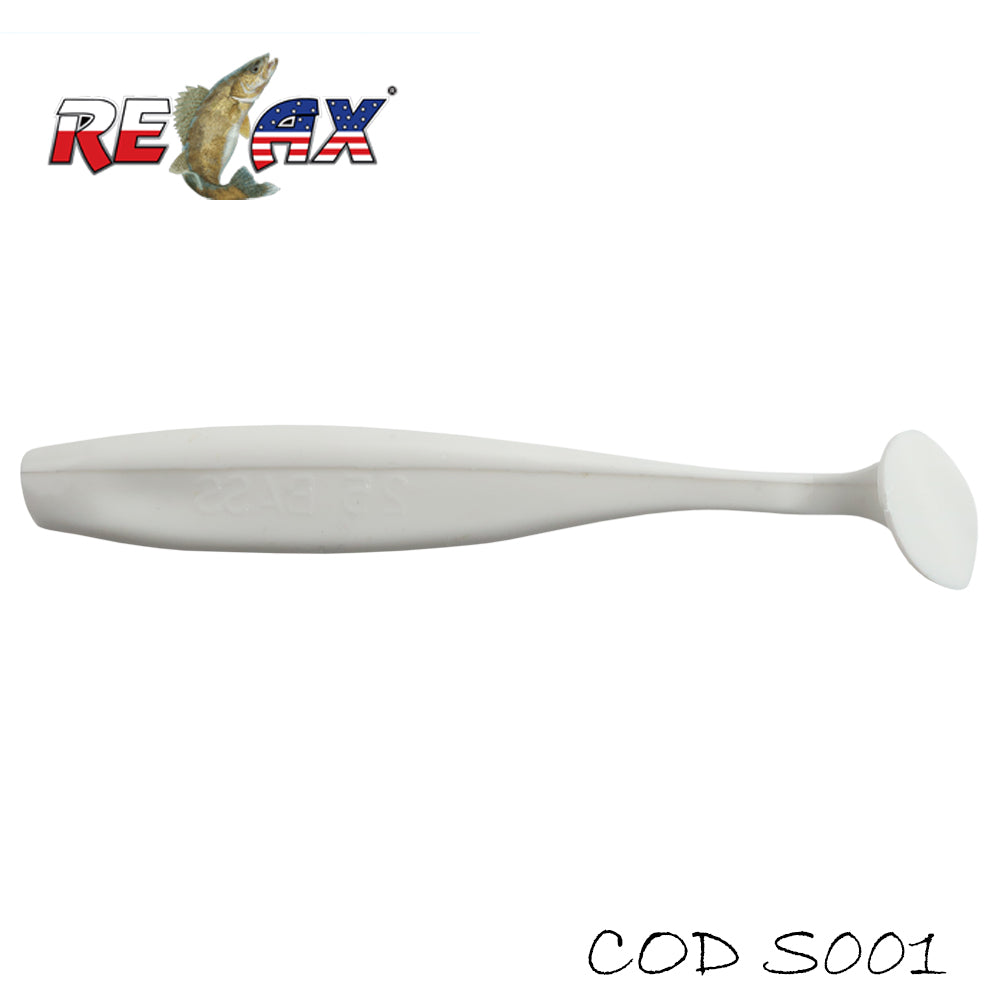 Shad Relax Bass Standard 6.5cm 2gr Cul:001 10buc/plic