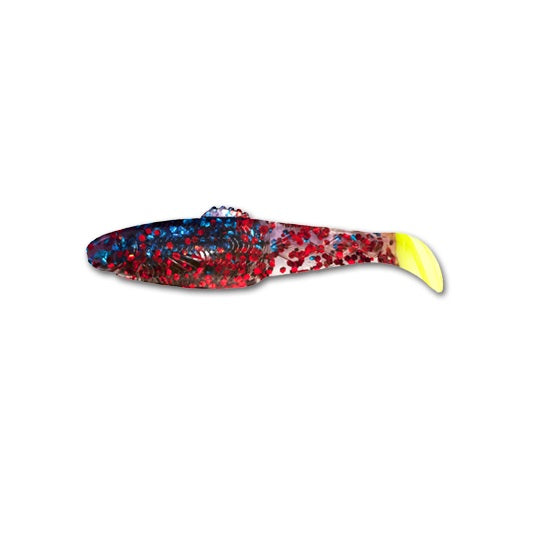 Shad Relax Diamond Shad 3inch Tricolour 7.5cm  RDS3-TC343 5 buc/plic