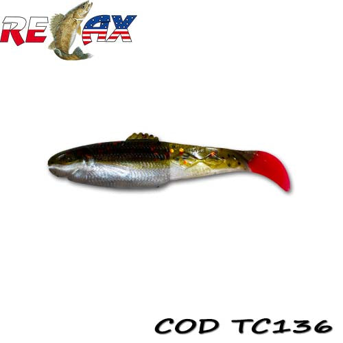 Shad Relax Diamond TriColour 6.2cm TC136 10buc/plic