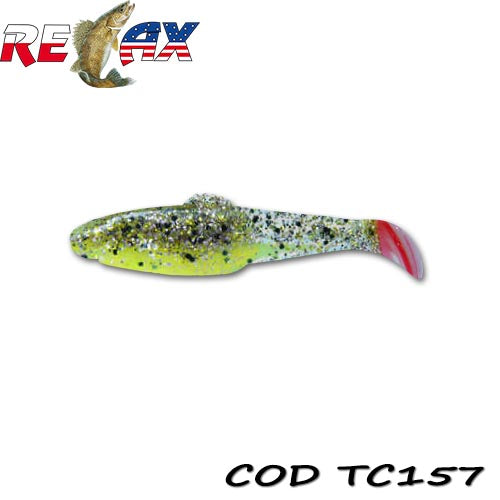 Shad Relax Diamond TriColour 6.2cm TC157 10buc/plic