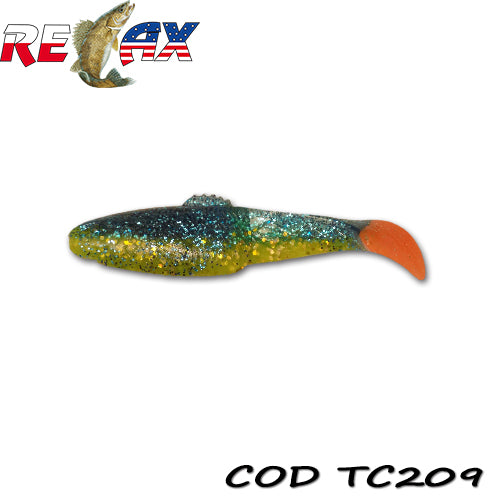 Shad Relax Diamond TriColour 6.2cm TC209 10buc/plic