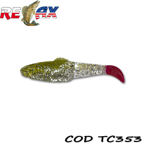 Shad Relax Diamond Tricolour TC353 7.5cm 10buc/plic
