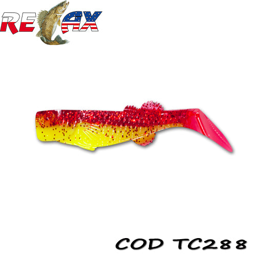 Shad Relax Kalifornia TriColour TC288 7.5cm 10buc/plic