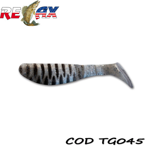 Shad Relax Kopyto 3 inch Tiger, 7.5cm  RKBLS3-TG045 10 buc/plic
