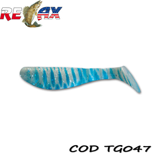 Shad Relax Kopyto 3 inch Tiger, 7.5cm  RKBLS3-TG047 10 buc/plic