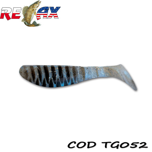 Shad Relax Kopyto 3 inch Tiger, 7.5cm  RKBLS3-TG052 10 buc/plic