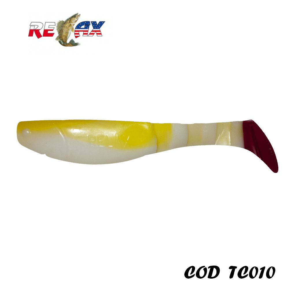 Shad Relax Kopyto 4L TriColor 010 10cm 14g 4buc/plic
