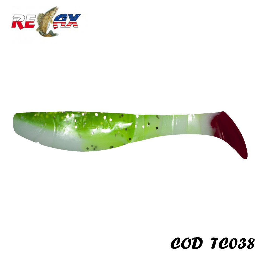 Shad Relax Kopyto 4L TriColor 038 10cm 14g 4buc/plic