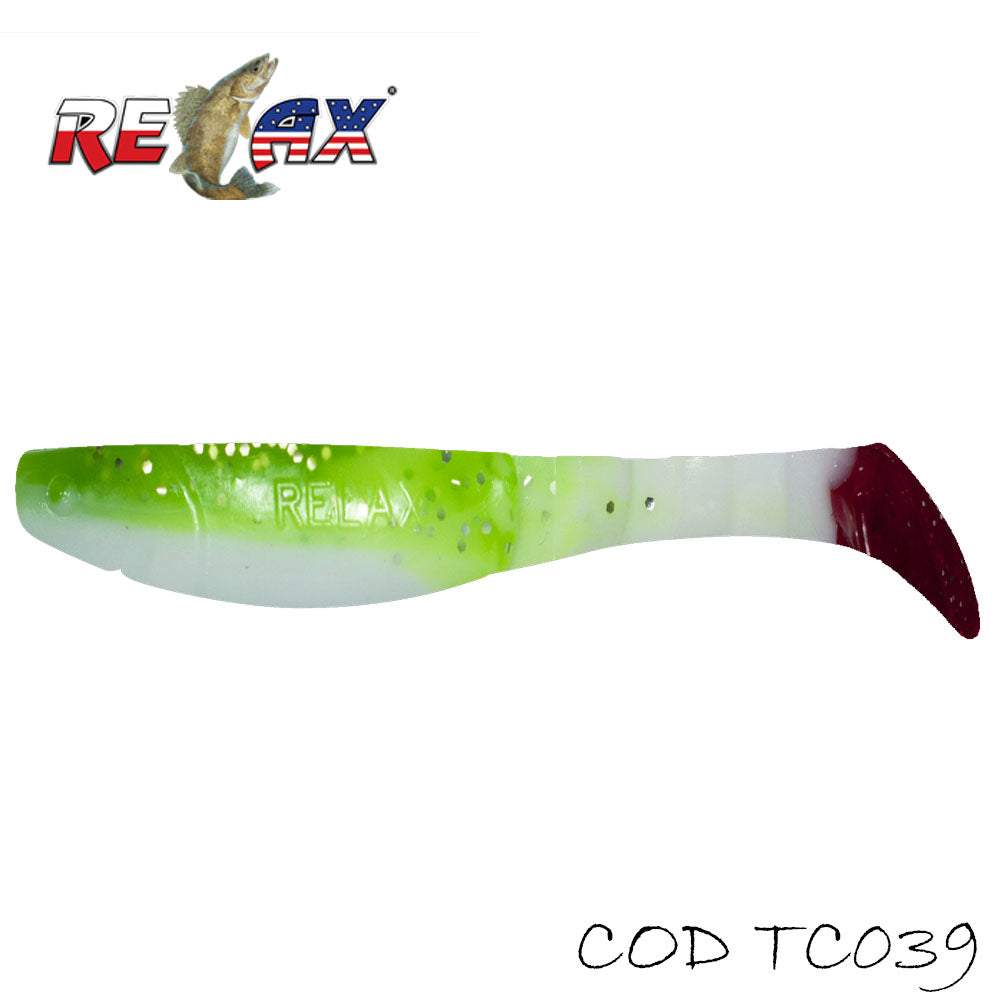 Shad Relax Kopyto 4L TriColor 039 10cm 14g 4buc/plic