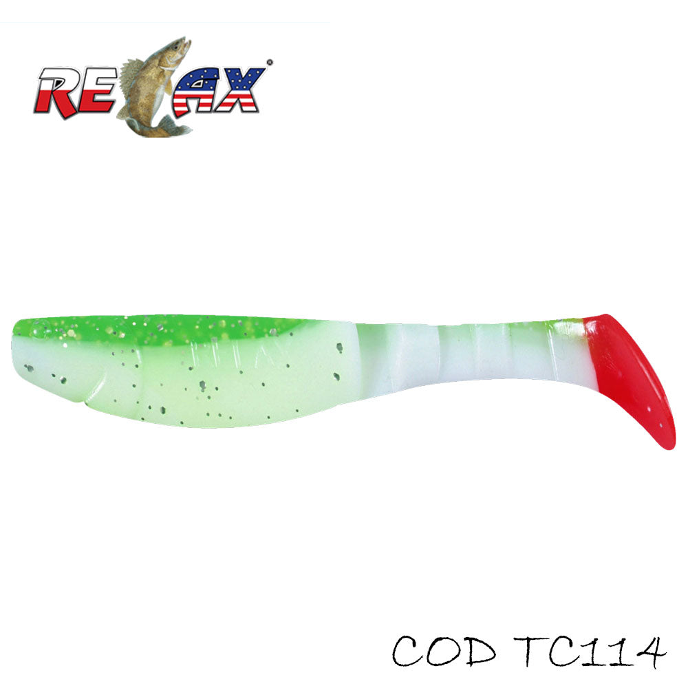 Shad Relax Kopyto 4L TriColor 114 10cm 14g 4buc/plic