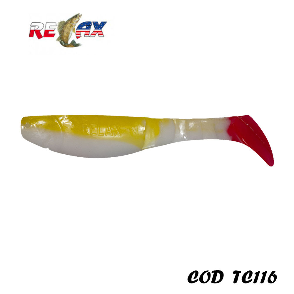 Shad Relax Kopyto 4L TriColor 116 10cm 14g 4buc/plic