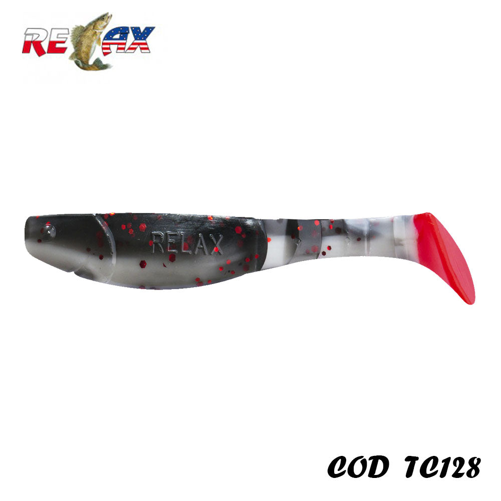 Shad Relax Kopyto 4L TriColor 128 10cm 14g 4buc/plic