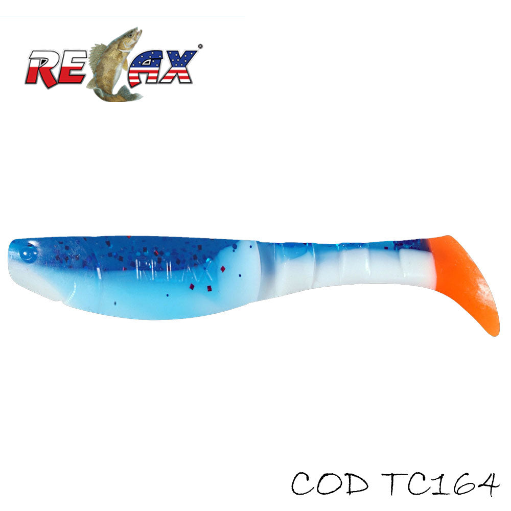 Shad Relax Kopyto 4L TriColor 164 10cm 14g 4buc/plic