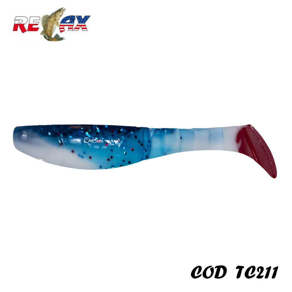 Shad Relax Kopyto 4L TriColor 211 10cm 14g 4buc/plic