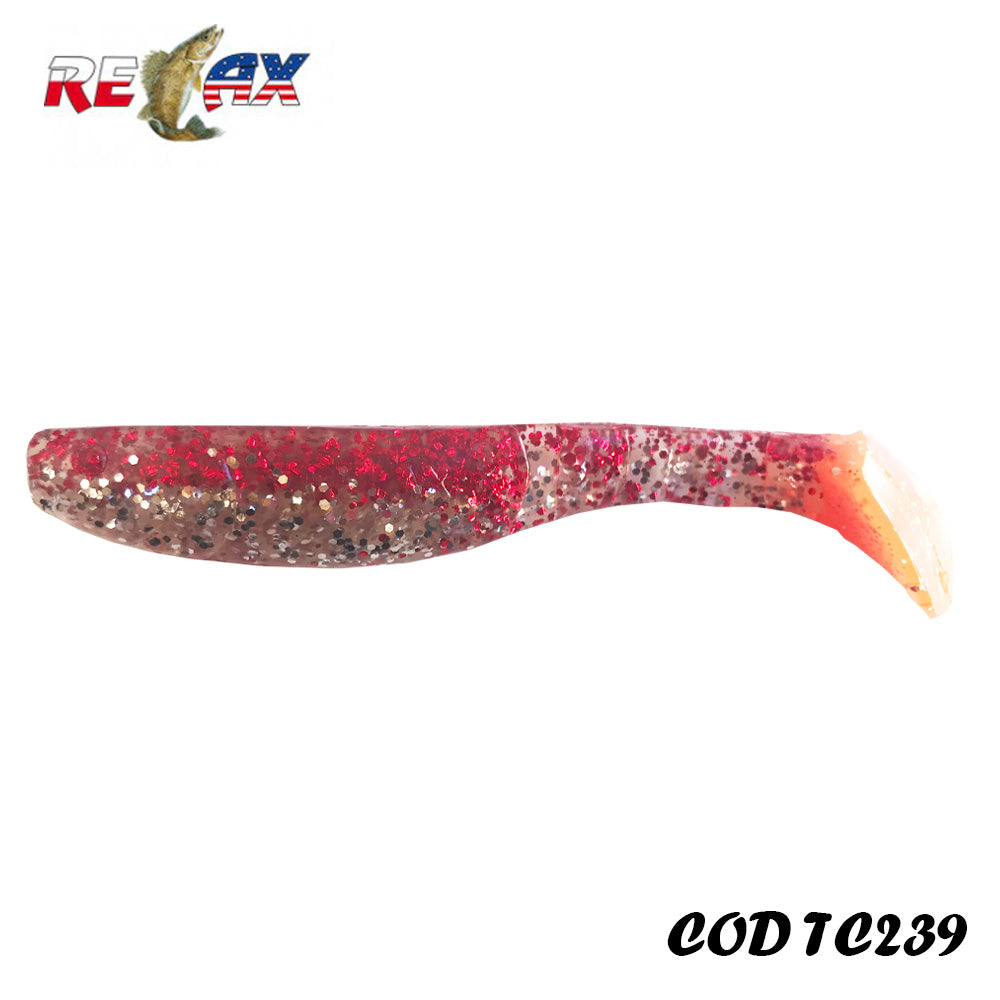 Shad Relax Kopyto 4L TriColor 239 10cm 14g 4buc/plic
