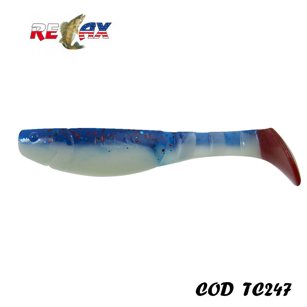 Shad Relax Kopyto 4L TriColor 247 10cm 14g 4buc/plic