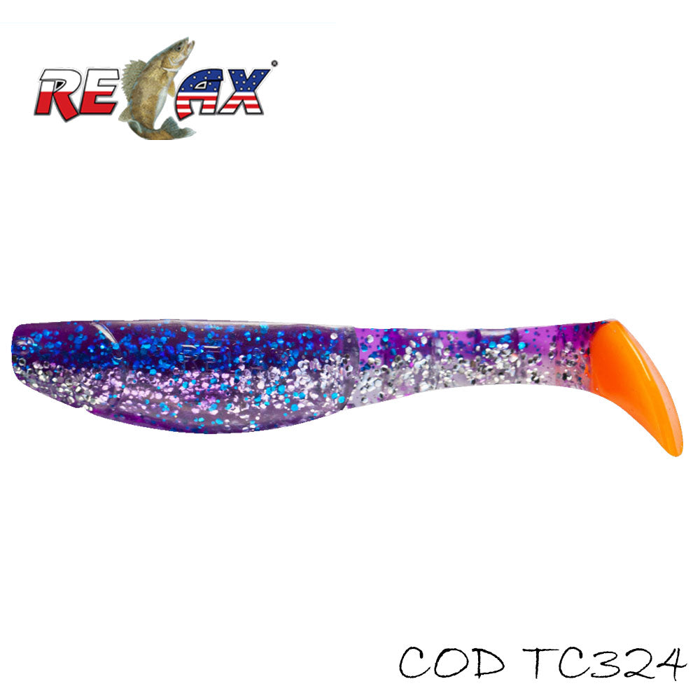 Shad Relax Kopyto 4L TriColor 324 10cm 14g 4buc/plic