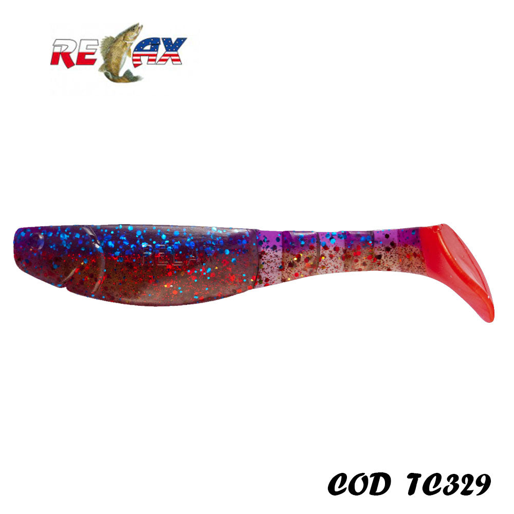 Shad Relax Kopyto 4L TriColor 329 10cm 14g 4buc/plic