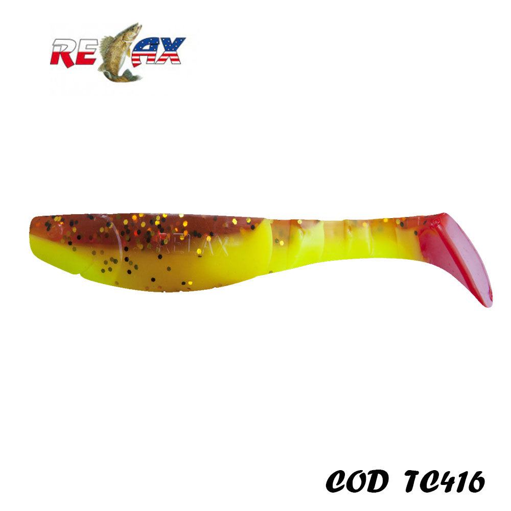 Shad Relax Kopyto 4L TriColor 416 10cm 14g 4buc/plic
