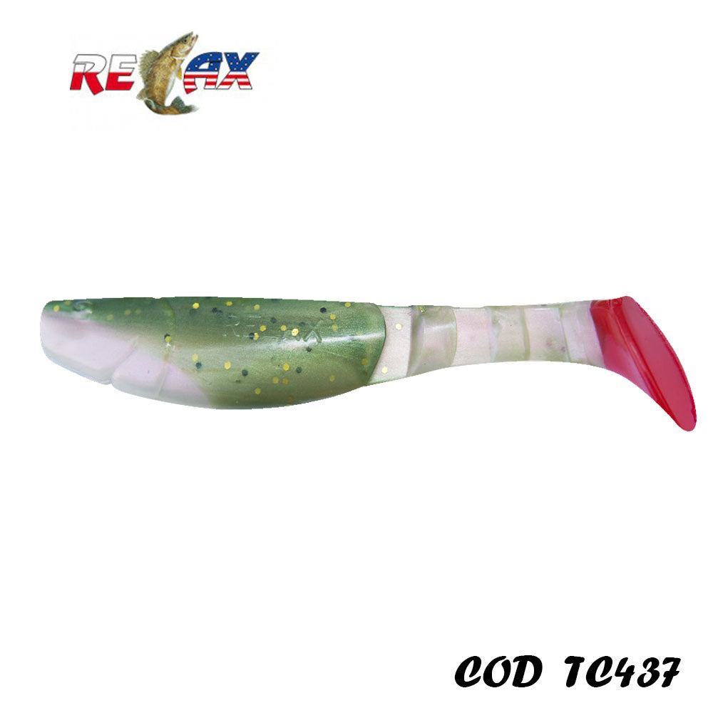 Shad Relax Kopyto 4L TriColor 437 10cm 14g 4buc/plic