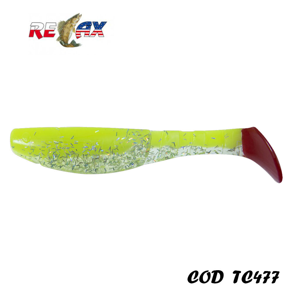 Shad Relax Kopyto 4L TriColor 477 10cm 14g 4buc/plic