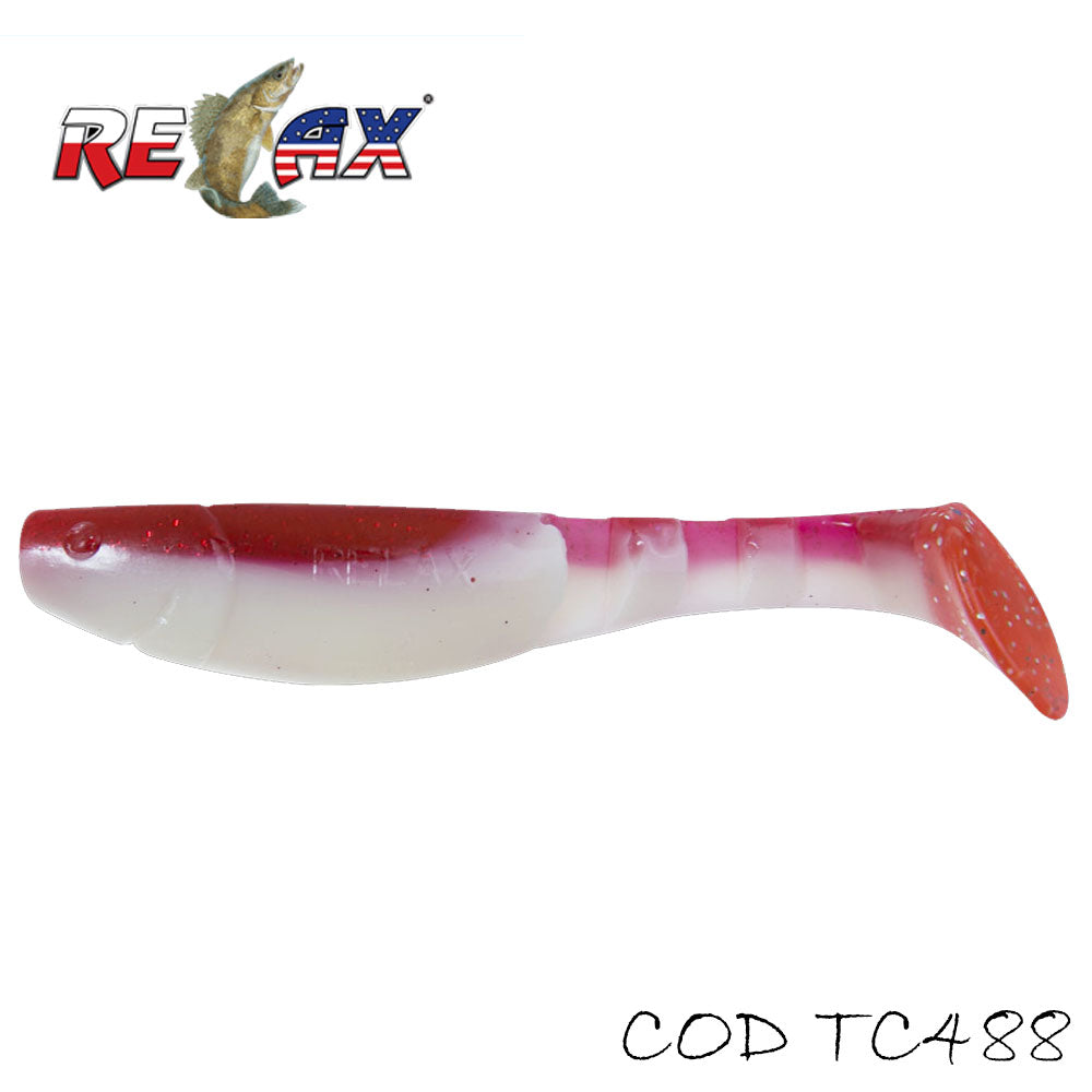 Shad Relax Kopyto 4L TriColor 488 10cm 14g 4buc/plic