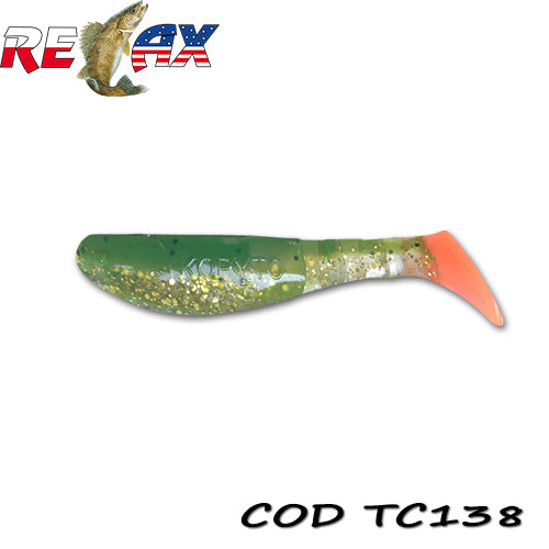 Shad Relax Kopyto Tricolor 7.5cm 138 5buc/plic