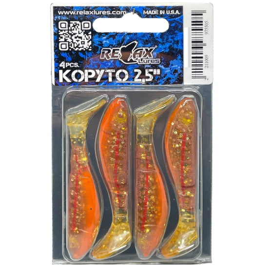 Shad Relax Lures Kopyto Print S074, 6.2cm, 4buc/pac