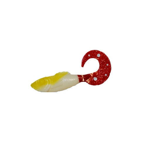 Shad Relax Super Fish Twister Tail 4 inch Tricolour, 10cm SRT4-VC007 5 buc/plic