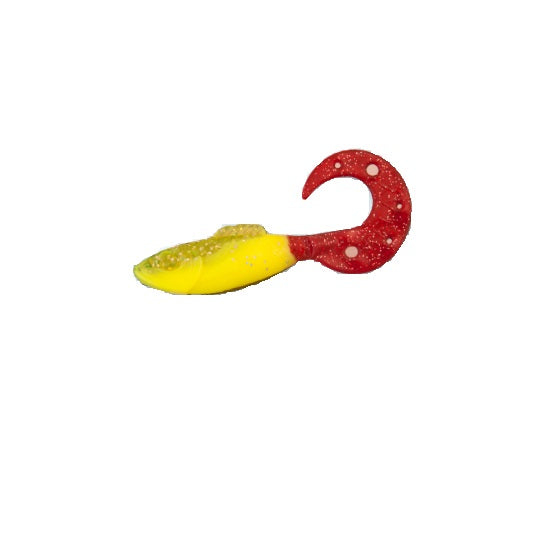 Shad Relax Super Fish Twister Tail 4 inch Tricolour, 10cm SRT4-VC018 5 buc/plic