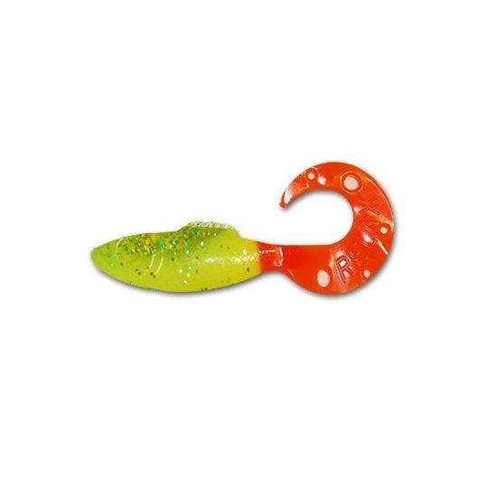 Shad Relax Super Fish Twister Tail 4 inch Tricolour, 10cm SRT4-VC019 5 buc/plic