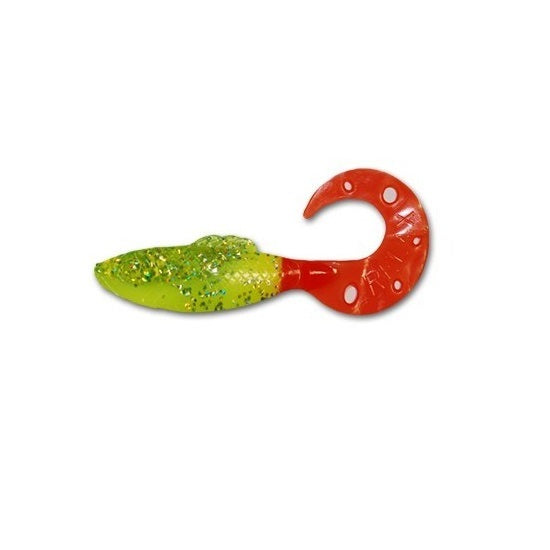 Shad Relax Super Fish Twister Tail 4 inch Tricolour, 10cm  SRT4-VC063 5 buc/plic