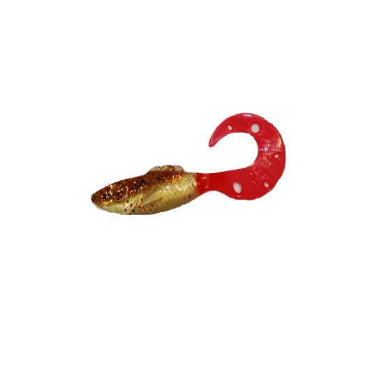 Shad Relax Super Fish Twister Tail 4 inch Tricolour, 10cm SRT4-VC065 5 buc/plic