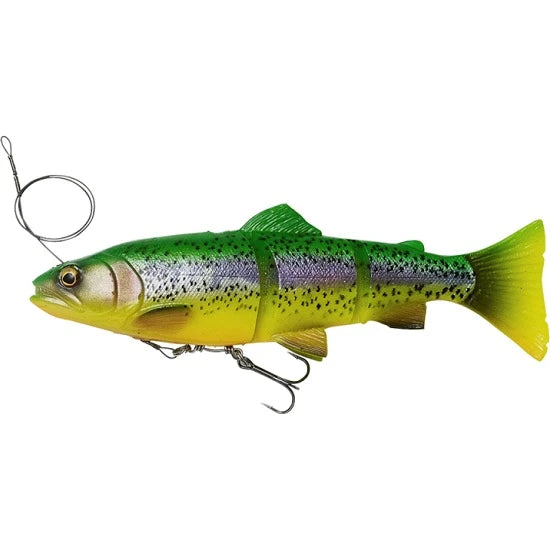Shad Savage Gear 4d Line Thru Pulsetail Trout, Fire Trout,  15cm, 35g