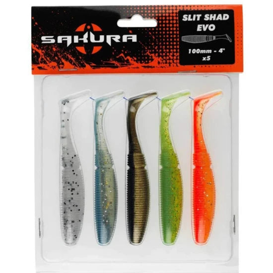 Shad Sakura Slit Evo, Color Mix, 10cm, 5buc/blister
